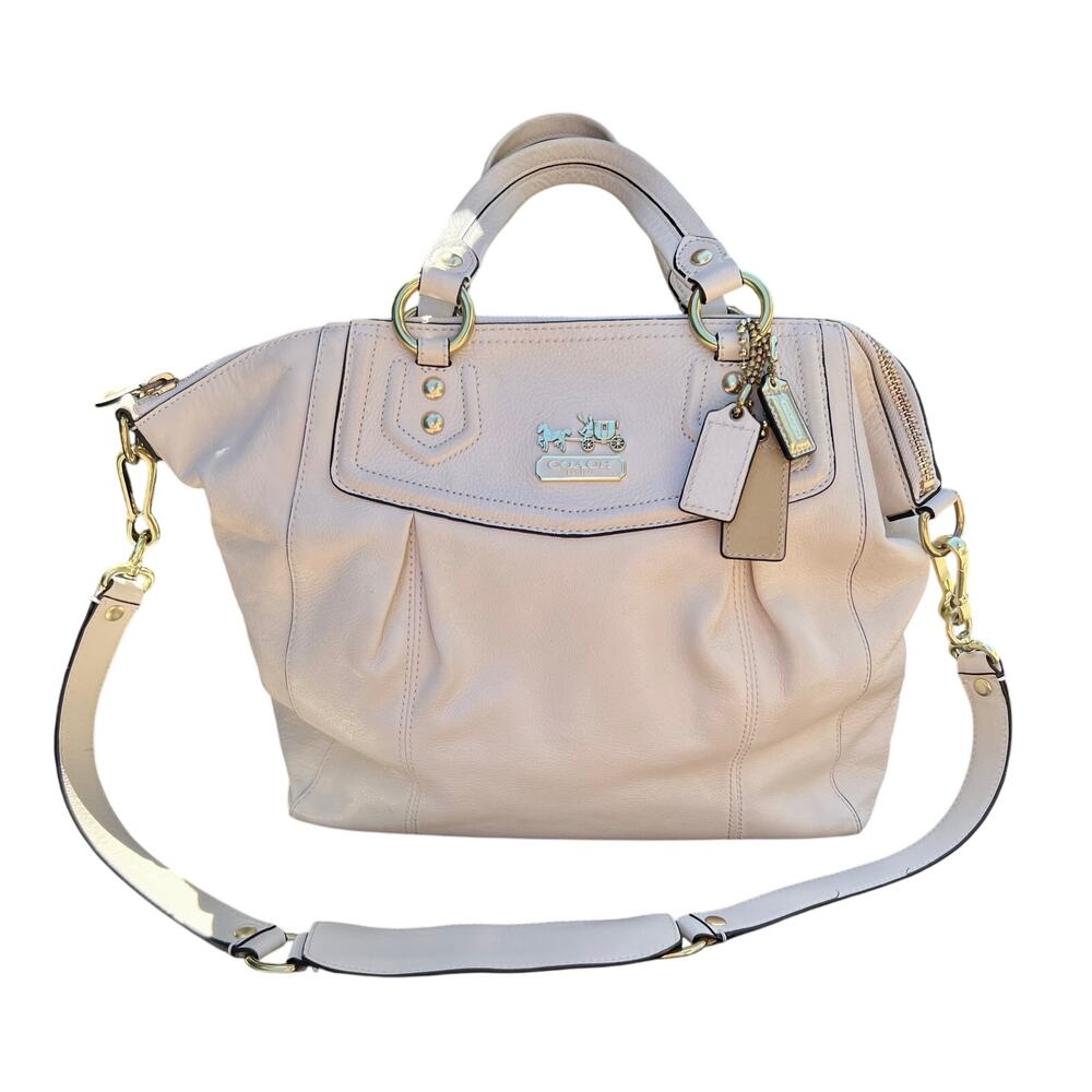 Coach Madison leather Audrey satcel handbag